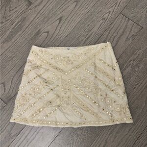 Zara Embellished Mini Skirt